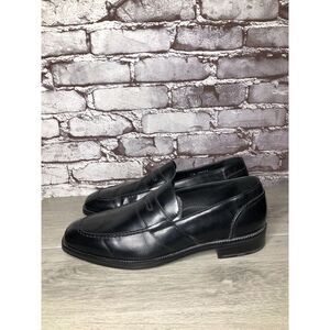 Cole Haan Black Leather Penny Loafers Business Office Formal Dress Shoes Men 13M